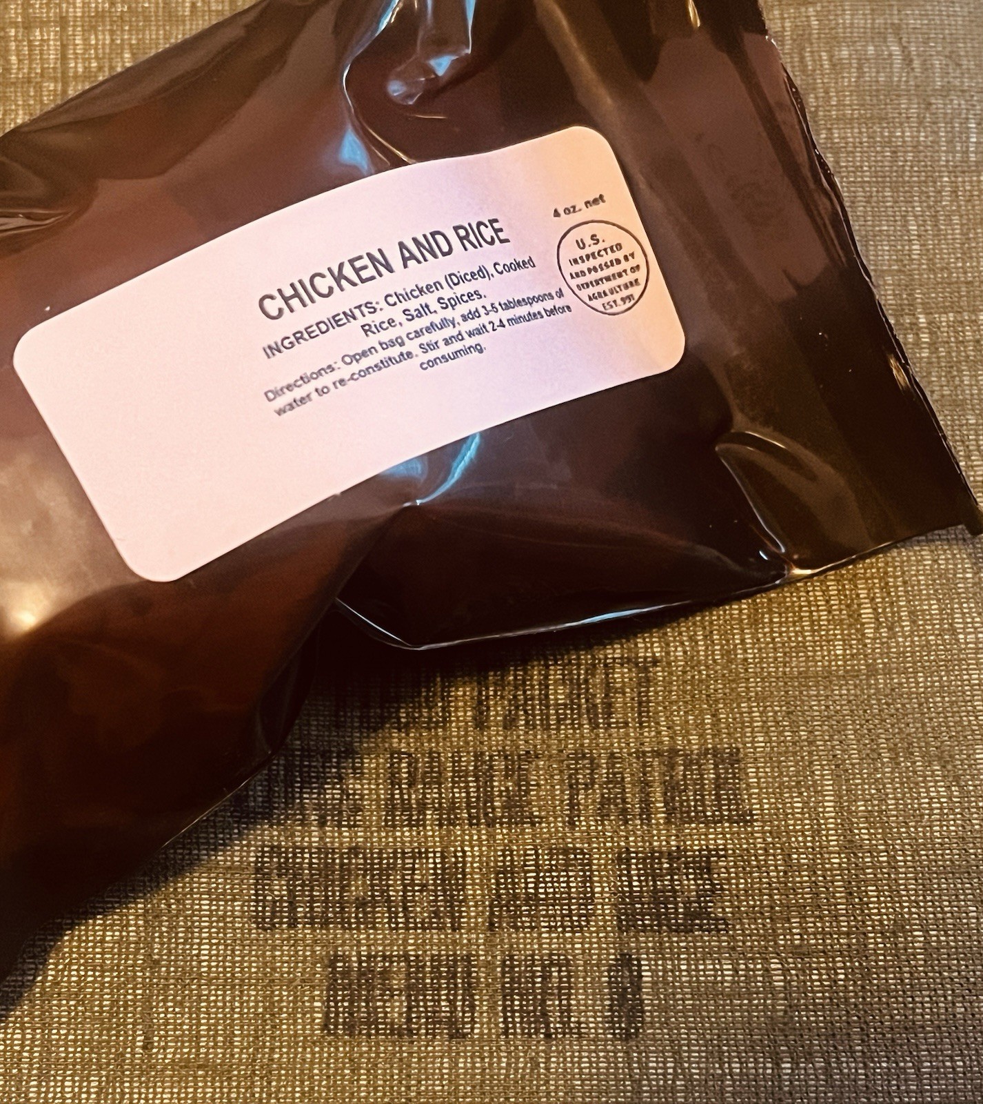 Vietnam Long Range Patrol Ration - Fully Edible And Refillable Ration Kit