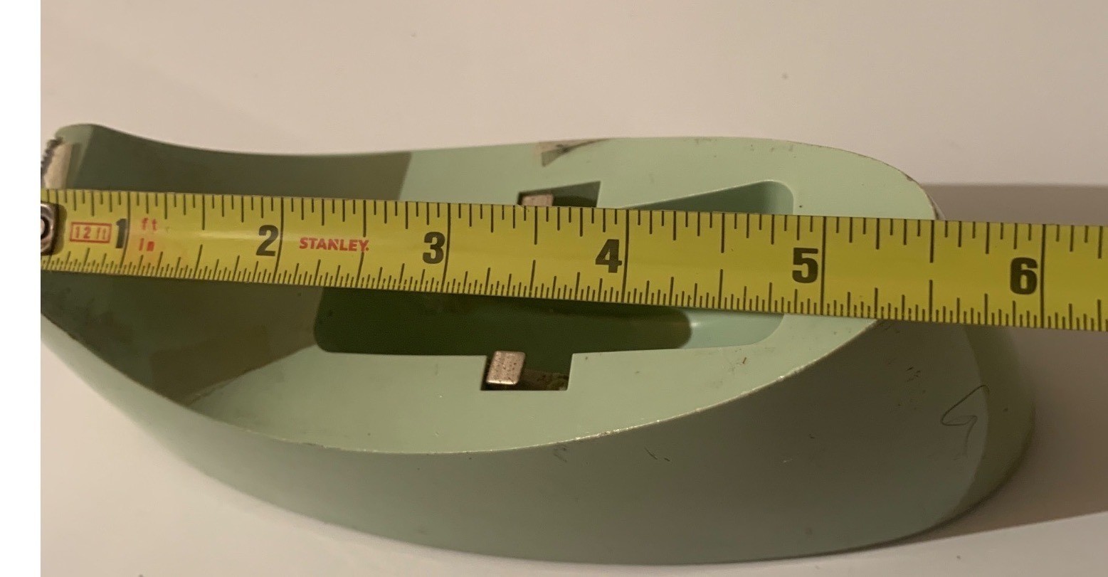 MCM 3M SCOTCH DECOR TAPE DISPENSER MODEL C-15 MINT GREEN WEIGHTED 6 Inches Long