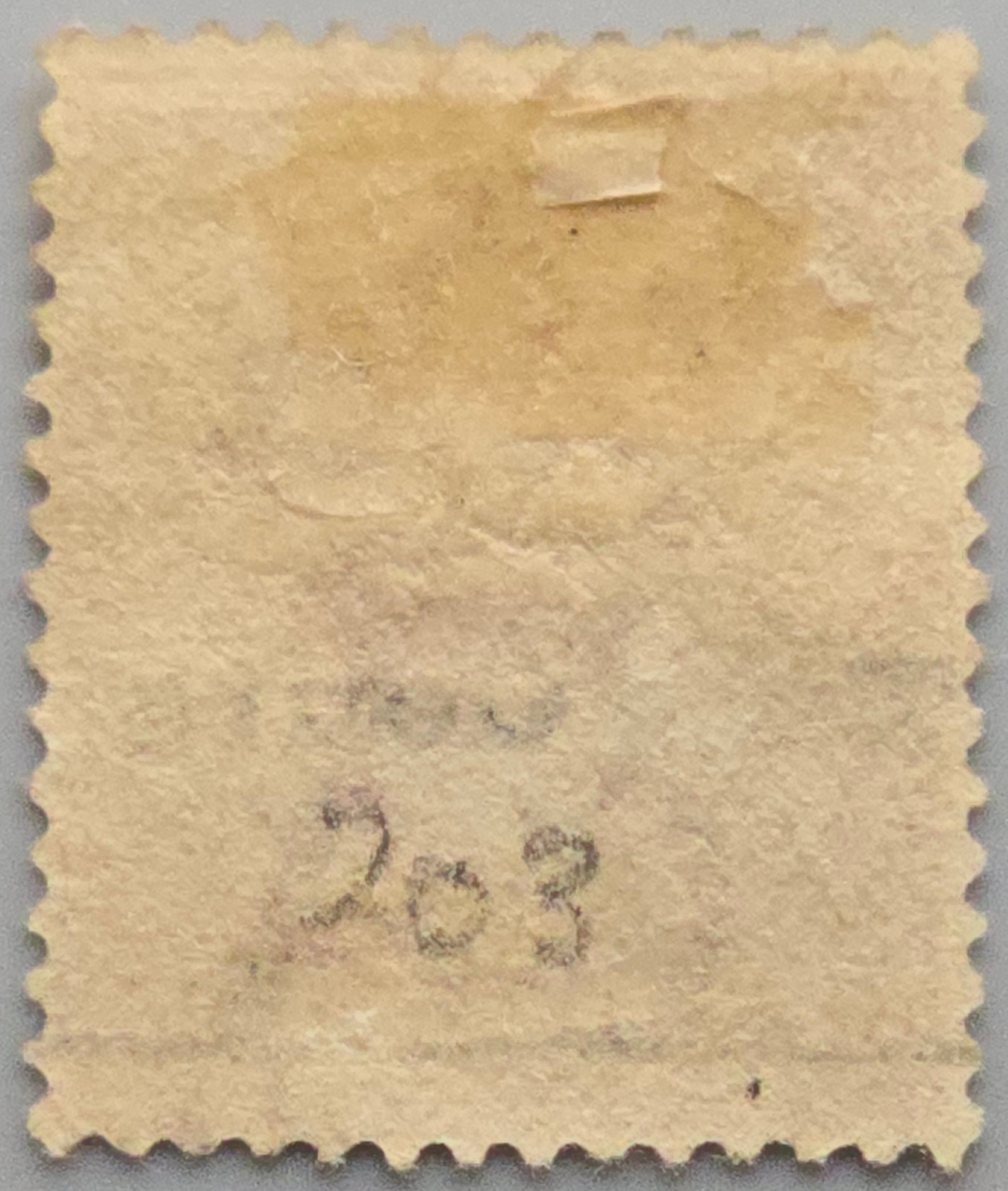 Ceylon QV "Two Cents" Surcharge on 4c Rose Used Victorian - Faults/Space Filler