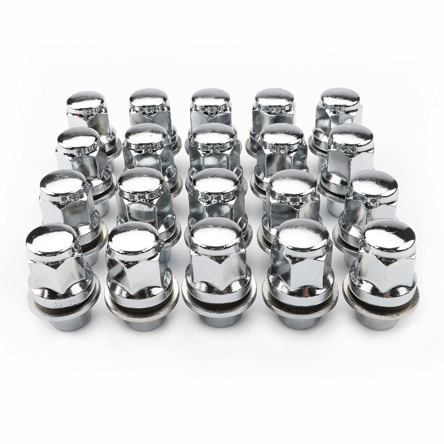 20pcs Chrome Lug Nuts For Nissan Infiniti 12x1.25 OEM Factory Style Mag Type