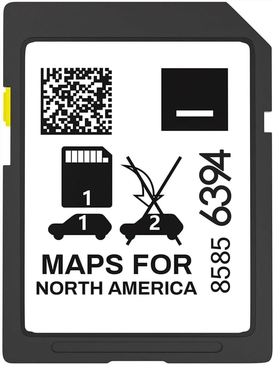 2025 Release GPS Navigation SD Card Compatible with GMC Chevry Cadilla Buick,Sil