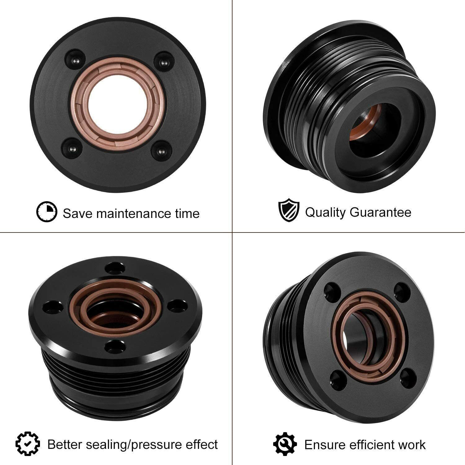 2Pcs Trim Tilt Cylinder RAM End Cap Rebuild Repair Kit for Volvo Penta 290 DP SP