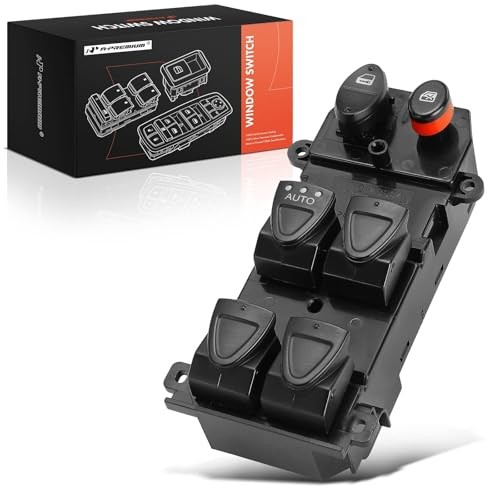 Front Left Master Power Window Switch - Compatible with 2006-2011 Honda Civic