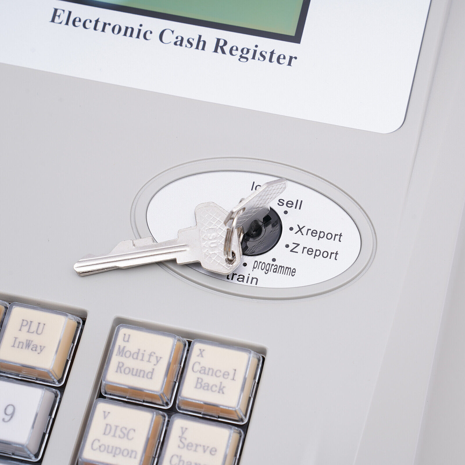 NEW Electronic Cash Register 48 Keys Cash Management System with Thermal Printer