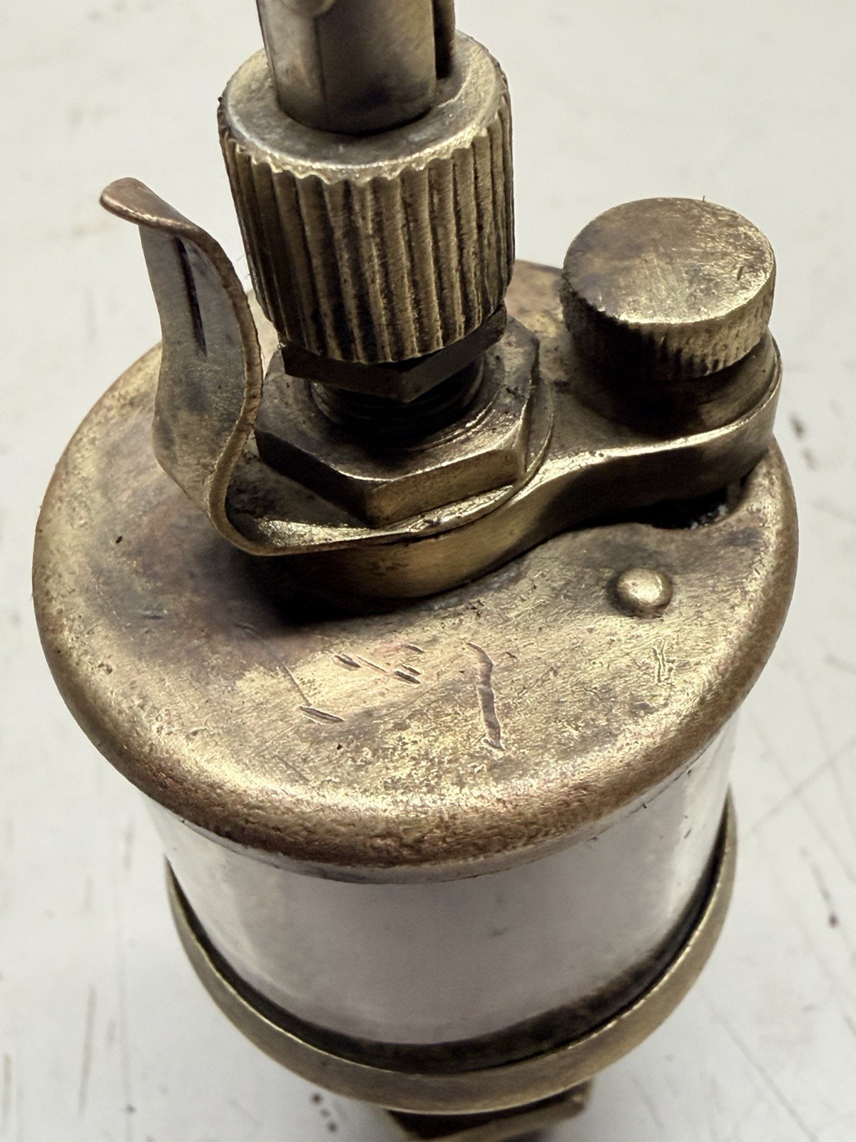 Brass Cylinder Oiler Small IHC M Famous Mogul Hit Miss Engine 1/4" NPT