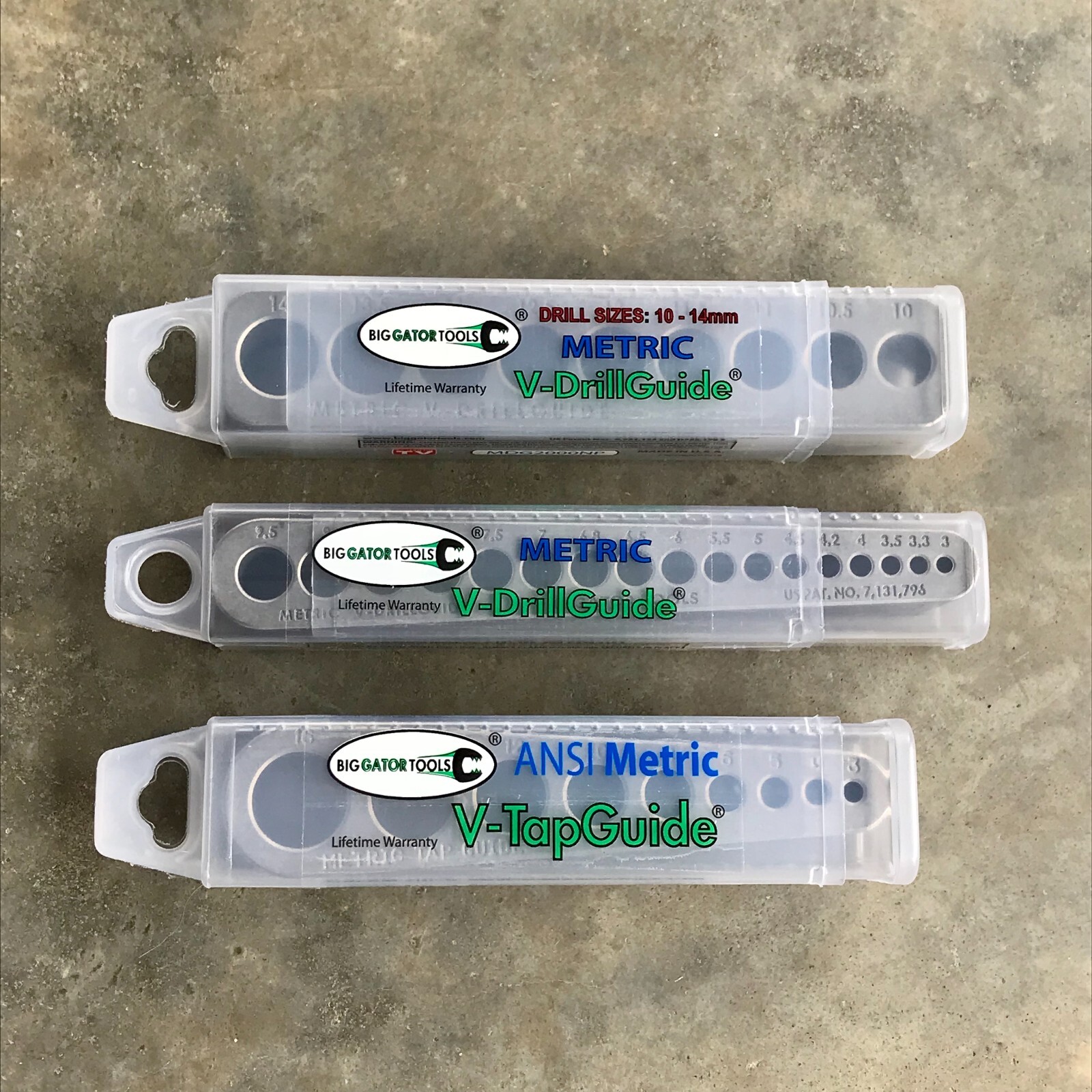 The Complete Metric Set - Drill & Tap Guides - Big Gator Tools line