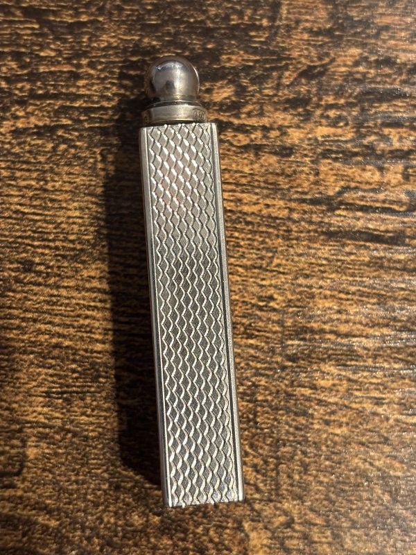 Tiffany & Co Sterling Silver Perfume Bottle - GERMANY - DIAMOND PATTERN