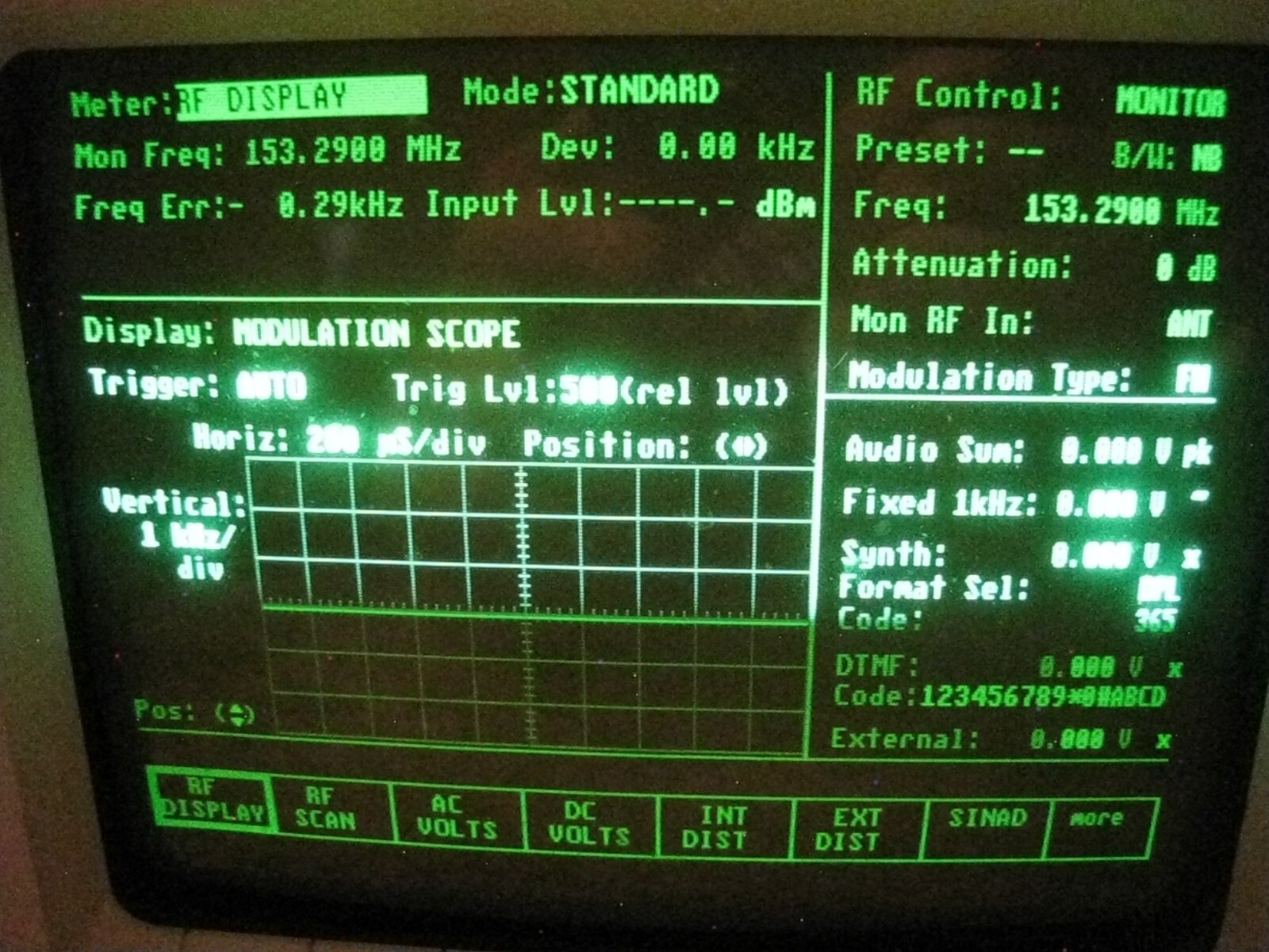 Motorola R2600C 400 Khz to 1GHz Service Monitor Test Set (Lot#MP899)