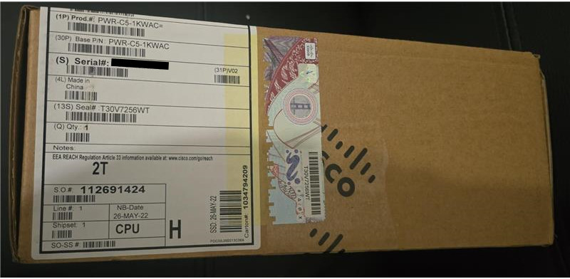 CISCO PWR-C5-1KWAC 1KW AC Config 5 Power Supply.