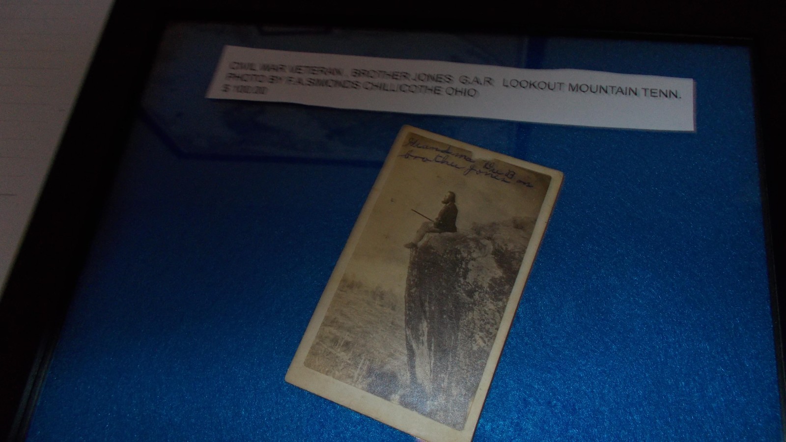 CIVIL WAR CDV 73D OVI VETERAN LOOKOUT MOUNTAIN CHILLICOTHIE OHIO