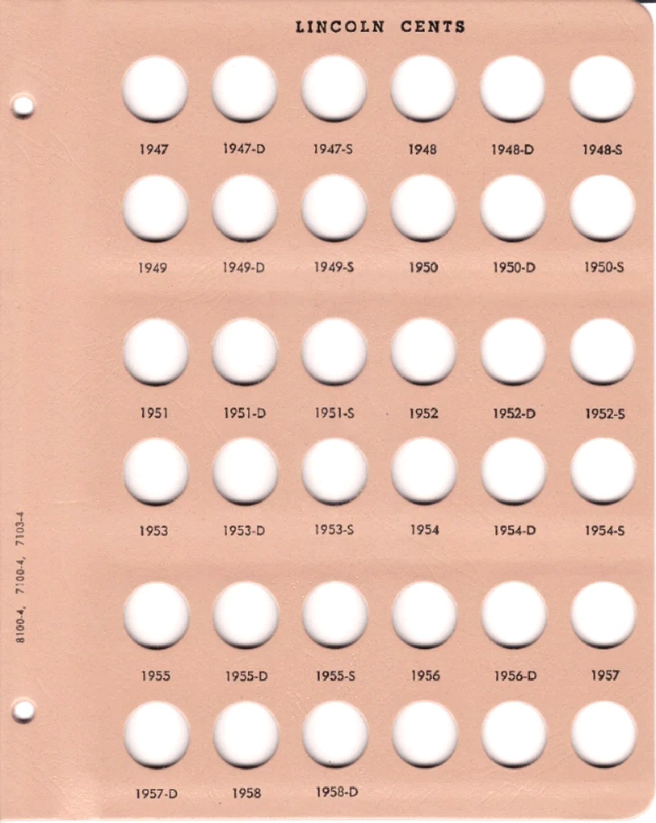 Dansco Album 8100 Lincoln Cent 1909-2009 including Proofs-Only Book Penny