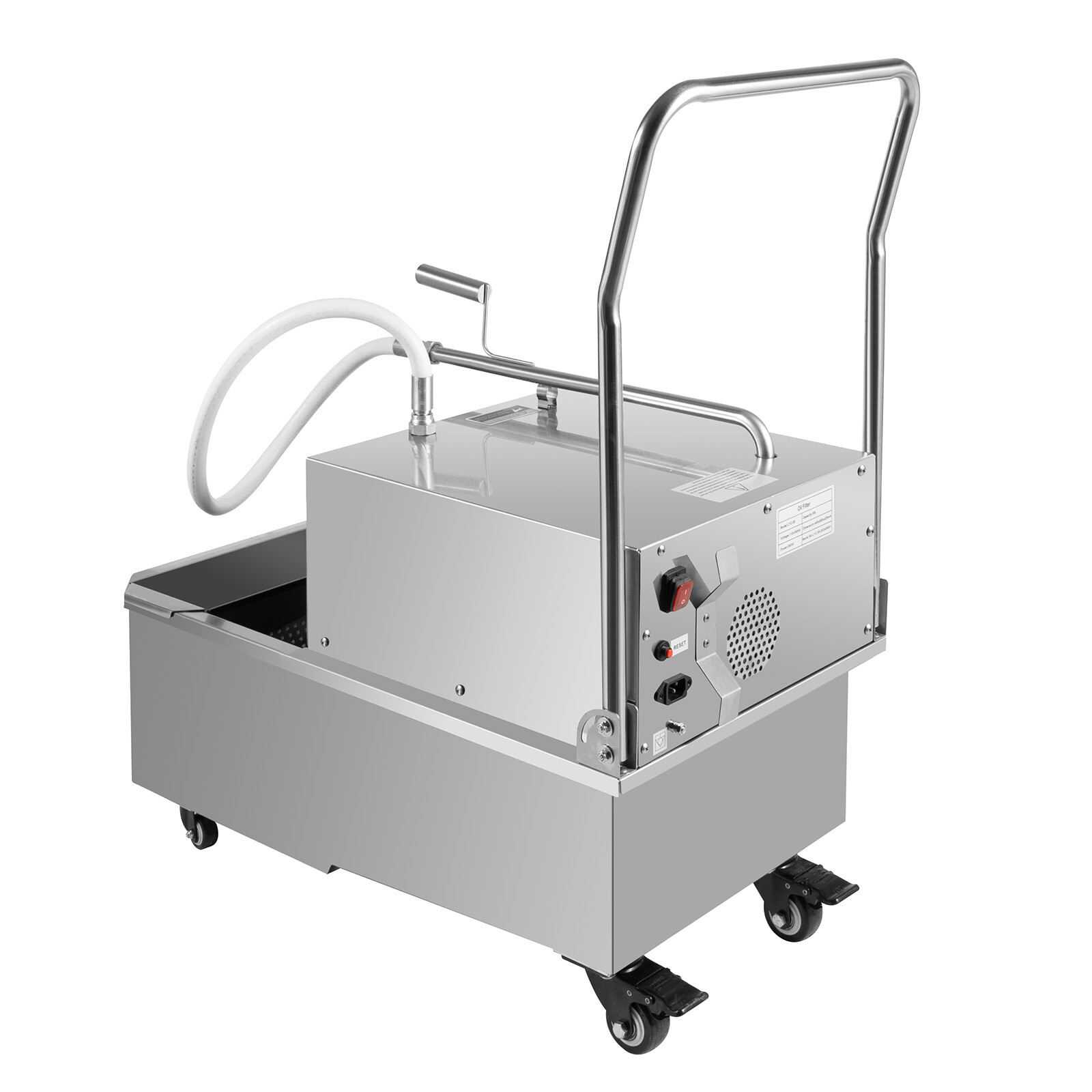 Commercial Fryer Oil Filter Cart Machine Kitchen Oil Filter System USA