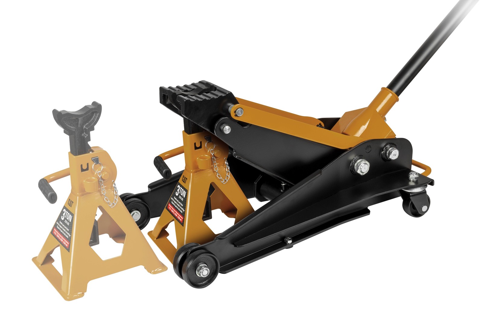 Cat 2 Ton Universal 1-Lift Jack with 3 Ton Jack Stands - 980829ECE