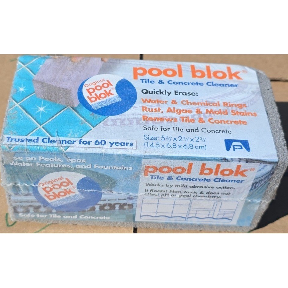 Pool Blok Tile and Concrete Cleaner Pumice Stone Water Ring Remover