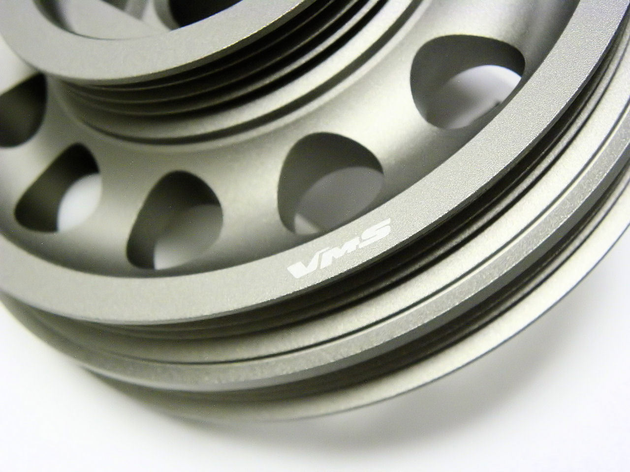 VMS Racing Light Weight Aluminum Crankshaft Pulley OEM Size 96-00 Civic SOHC D16