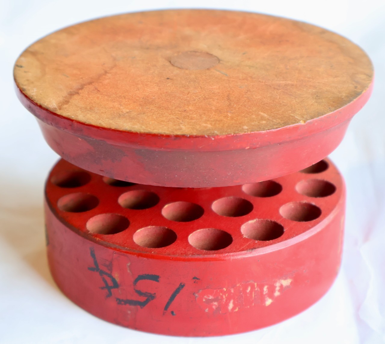 Millers Falls Co. Wood Counter Top Drill Bit Holder / Port Norris NJ / MTT