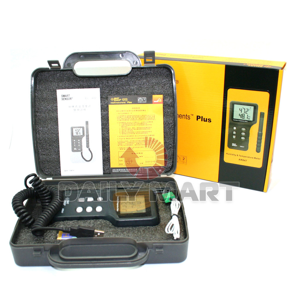 NEW Smart Sensor AR847 Digital Humidity Temperature Meter Hygrometer Thermometer
