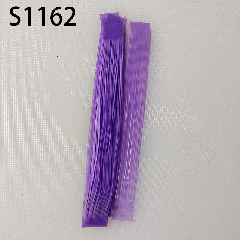 Std1159-1192 Silicone Skirt Tab Replacement Material Jig Lure Skirts 100ct
