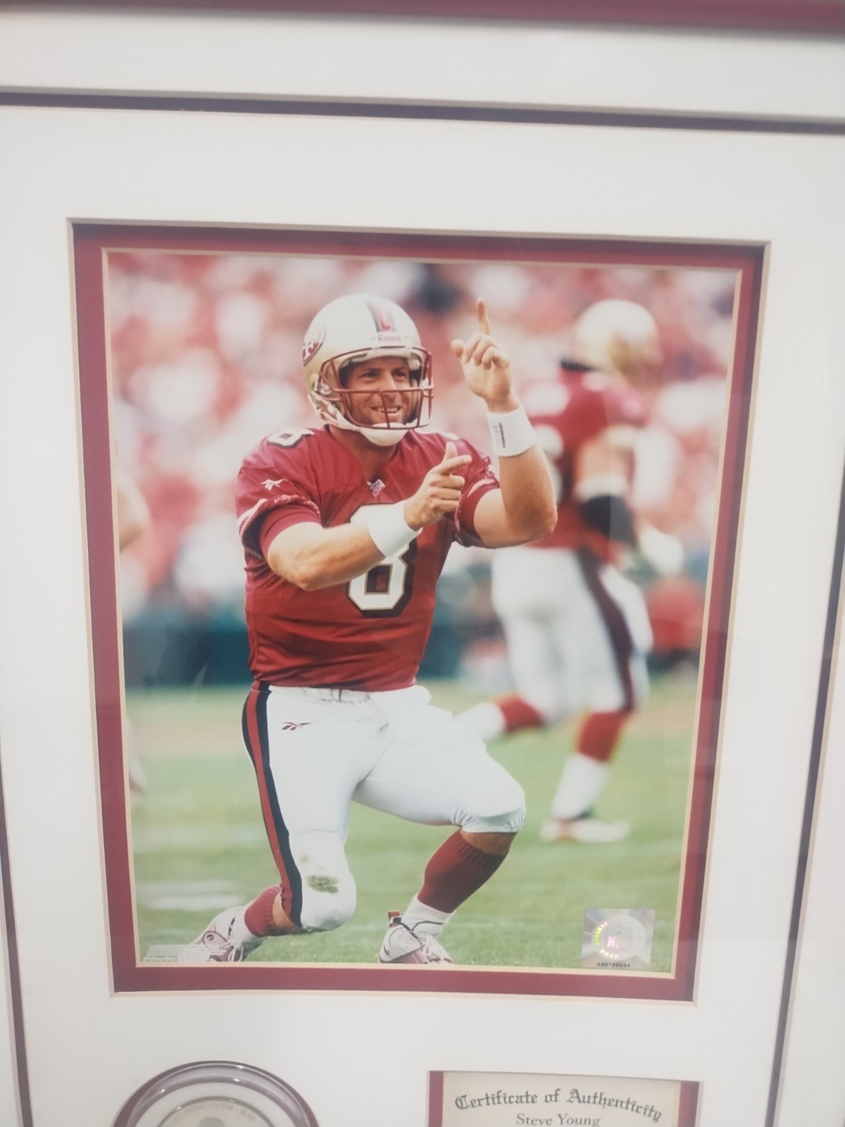 Steve Young Super Bowl XXIX MVP Coin .999 Pure Silver 2 Troy Ounce NFL BYU 49ers