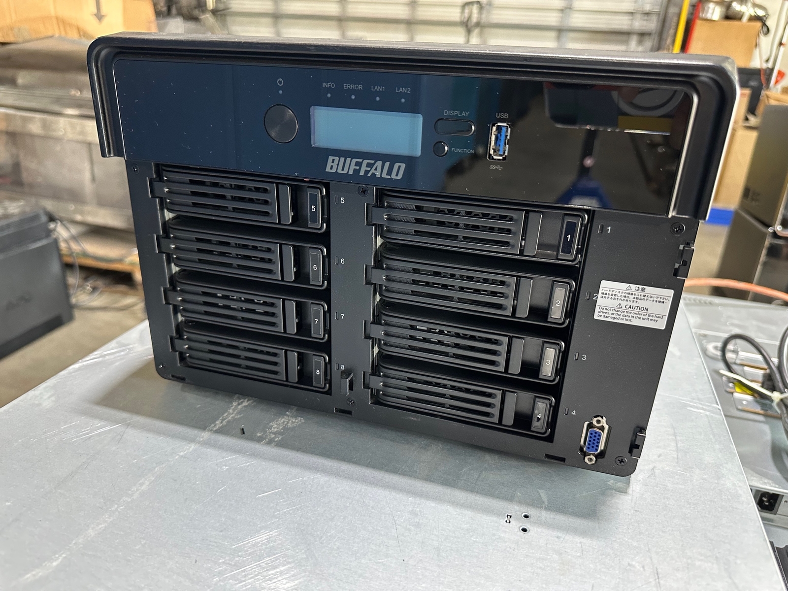 BUFFALO TS5800D2408 24TB (8x3TB) TeraStation Pro 8 NAS WD GREEN WD30EZRX-00D8PB0