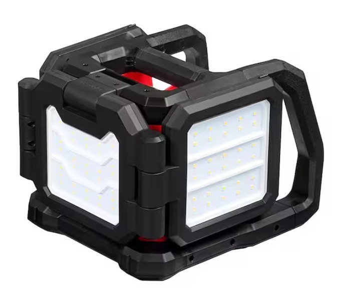 Milwaukee M18 ROVER 2368-20 Dual Power Triple-Panel Flood Area Light 4500 Lumens