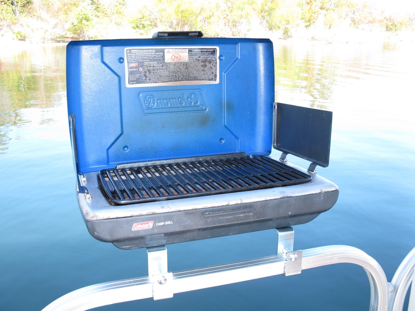 Arnall's Pontoon Grill Bracket Set - Marine Stainless Steel 7 GA