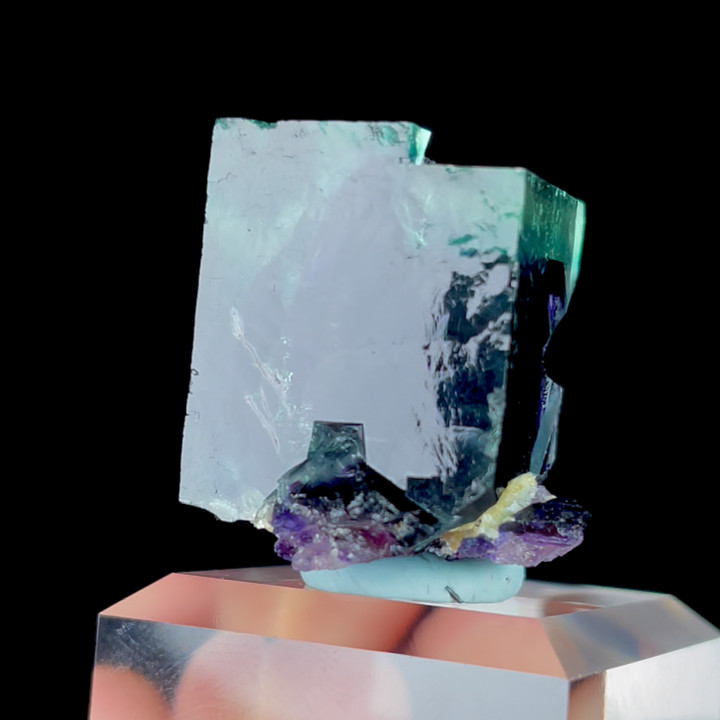 20g Natural Green Phantom Fluorite Mineral Specimen/Yindu,Inner Mongolia