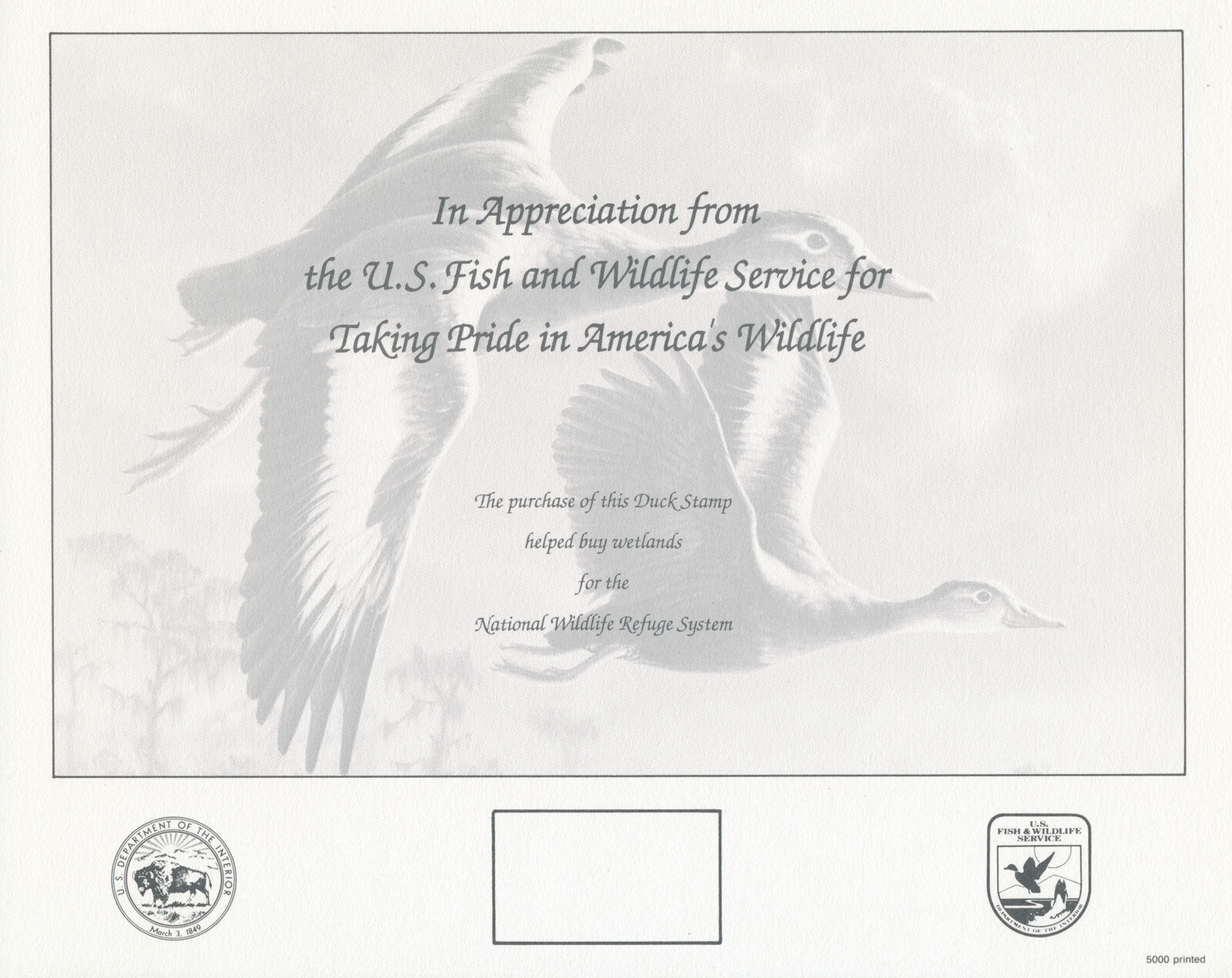 2 Duck Stamps & 23 U.S. Fish & Wildlife Appreciation Souvenir Cards 1975-1997 US