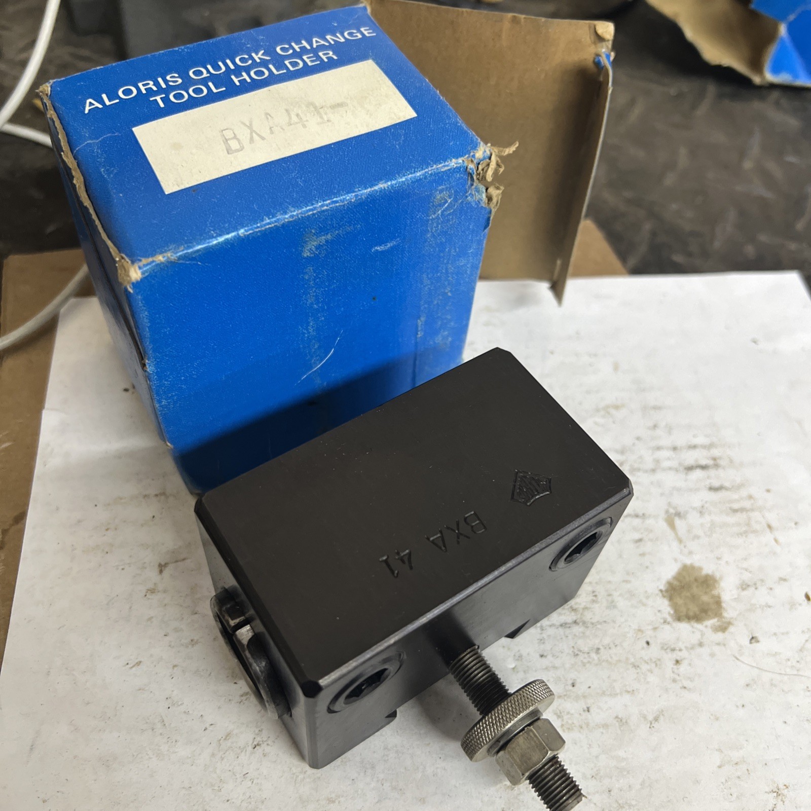 NOS Aloris BXA Quick Change Tool Post Set – 7 holders