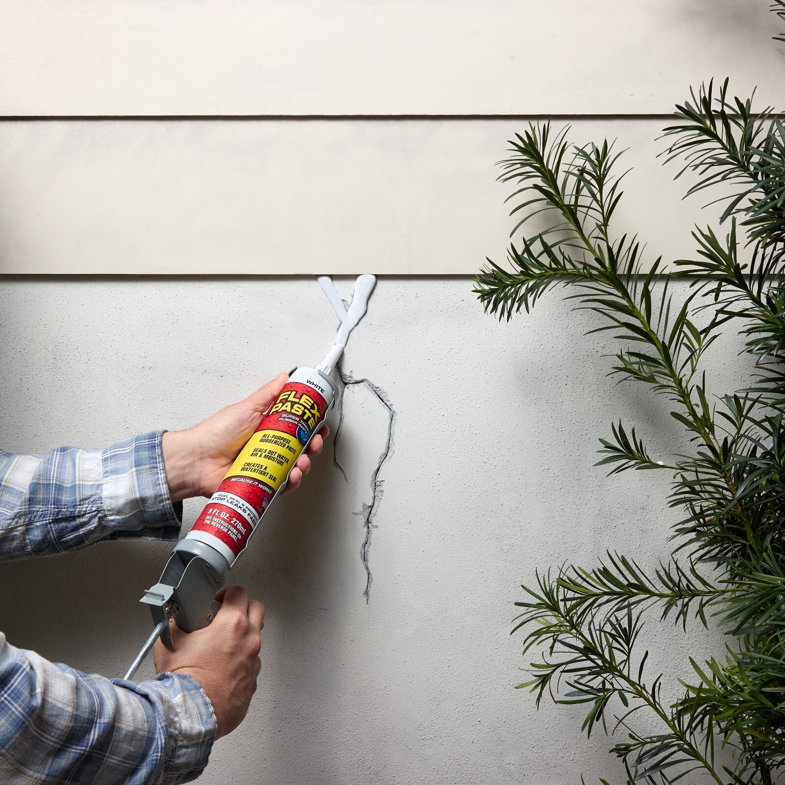 Flex Paste, Waterproof Paintable Putty, Spackle Sealant, Fill Gaps Cracks Holes