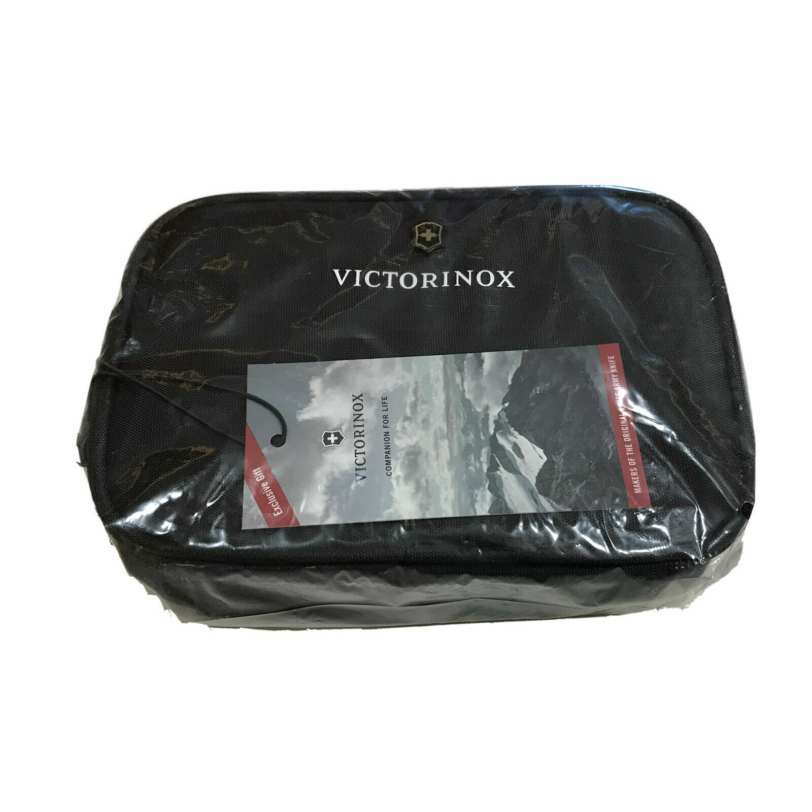 Victorinox Storage Bag Small Size Black Zippered Camping Swiss Army Knife Pouch