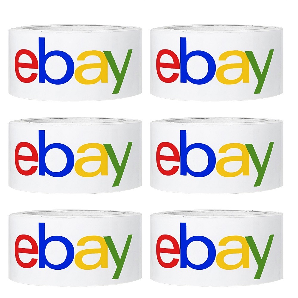 6 rolls 2"x75 yds shipping packaging colour logo tape express Official UL