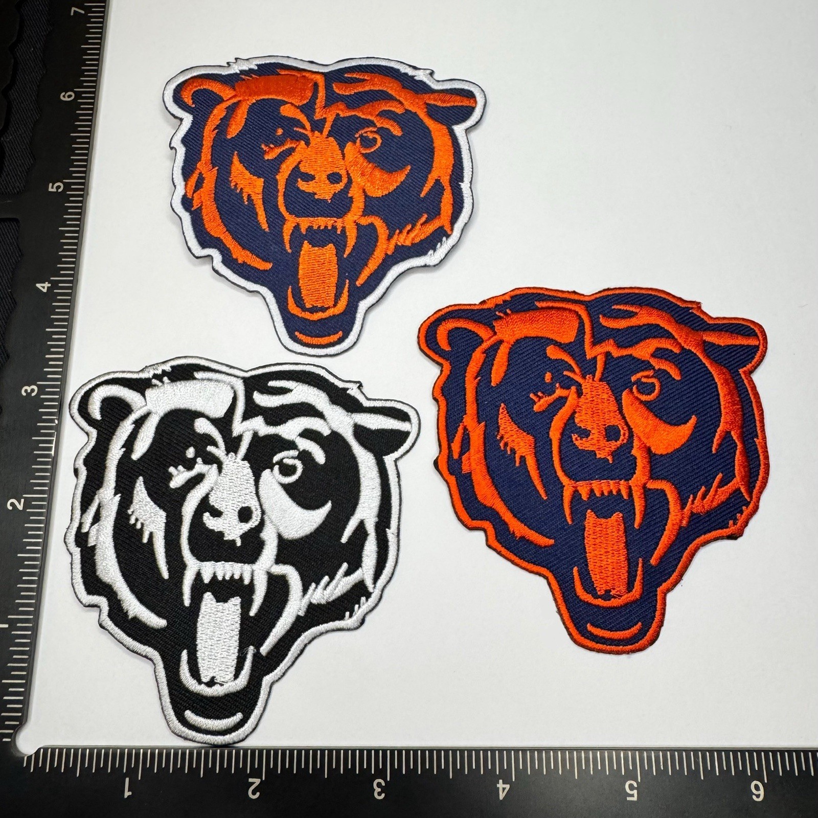 Chicago Bears Bear Iron/Sew On Embroidered Patch