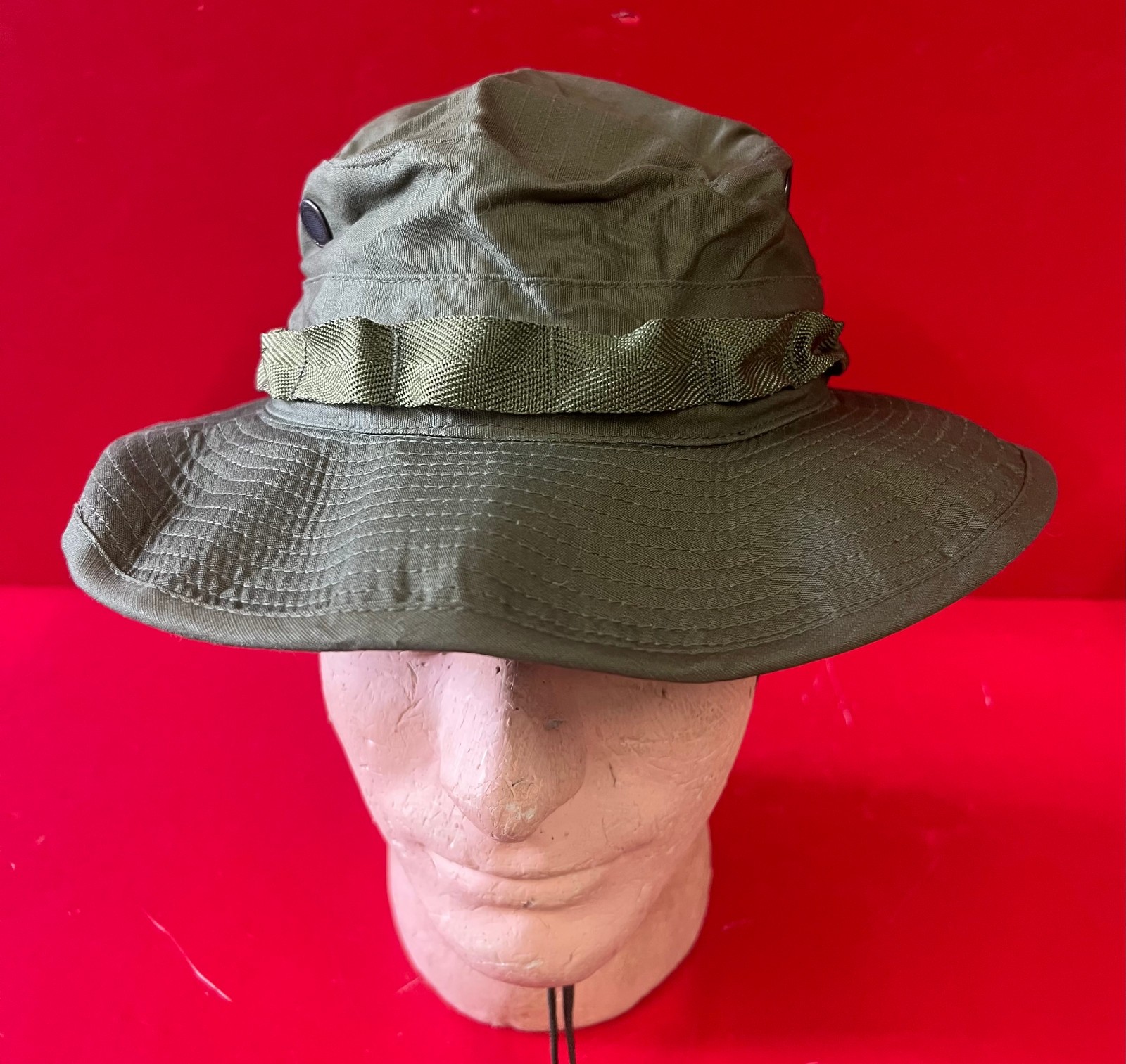 1969 US ARMY VIETNAM BOONIE HAT W/INSECT NET MINT CONDITION
