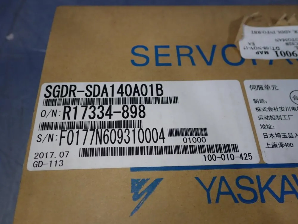 YASKAWA ELECTRC DRIVE SGDR-SDA140A01B