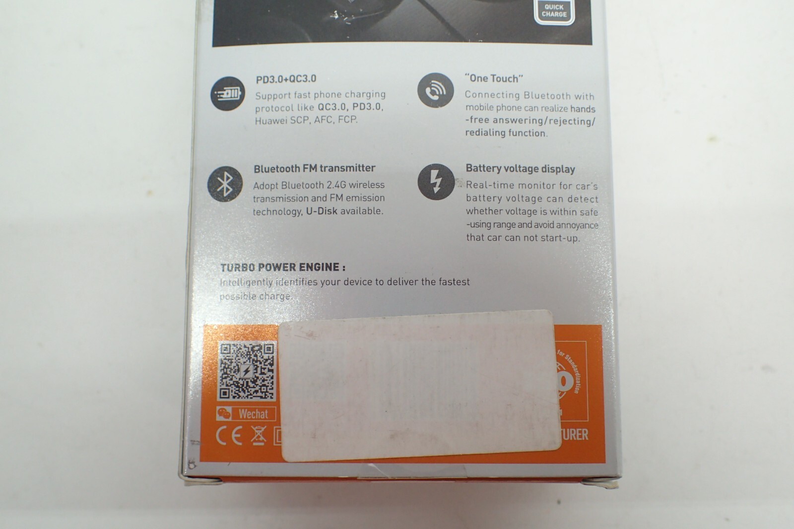 LDNIO Bluetooth 5.0 FM Transmitter Triple USB-C USB Car Fast Charger