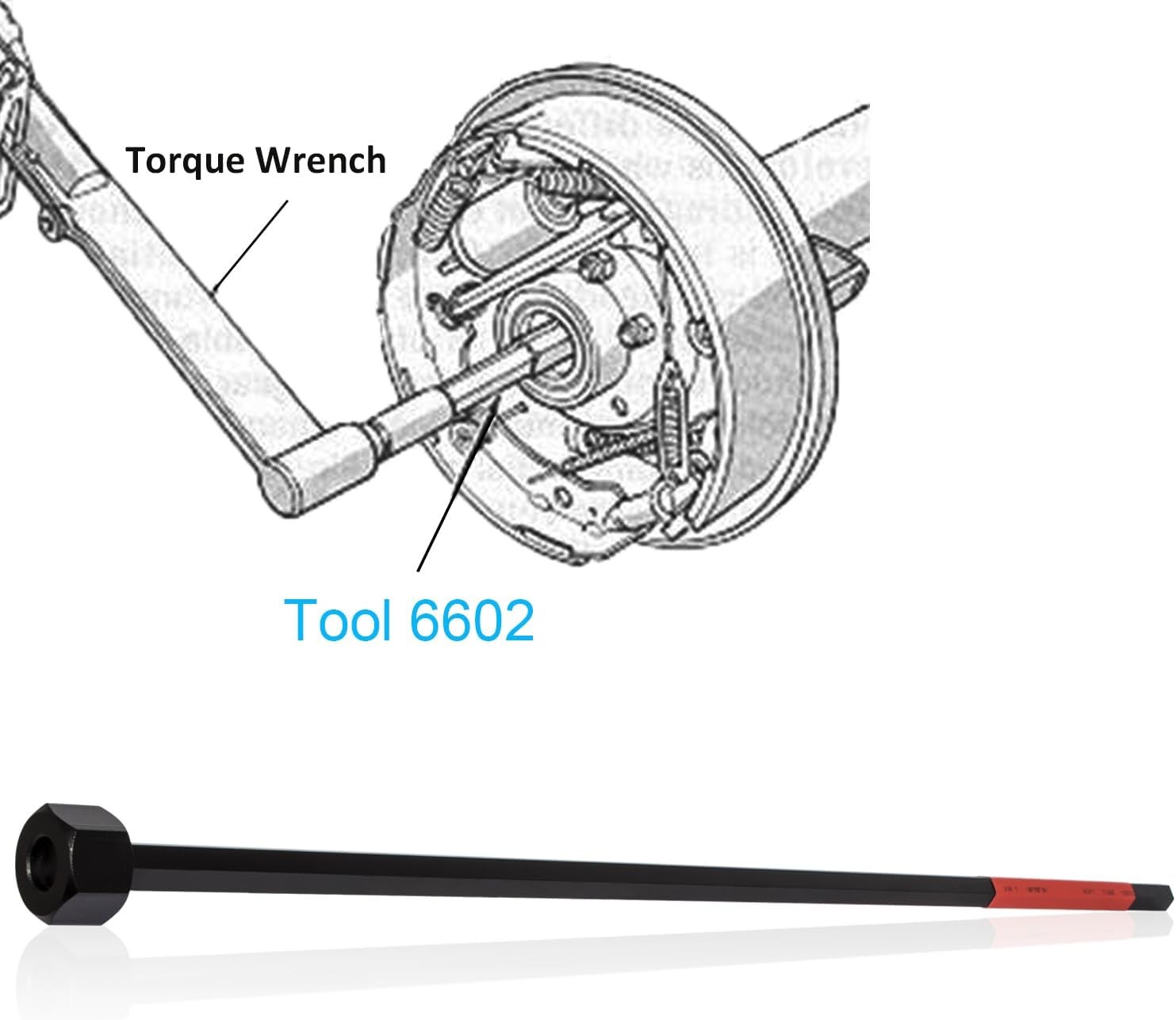For Dodge Chrysler Rear Axle 6602 Differential Bearing Preload Wrench Tool C4164