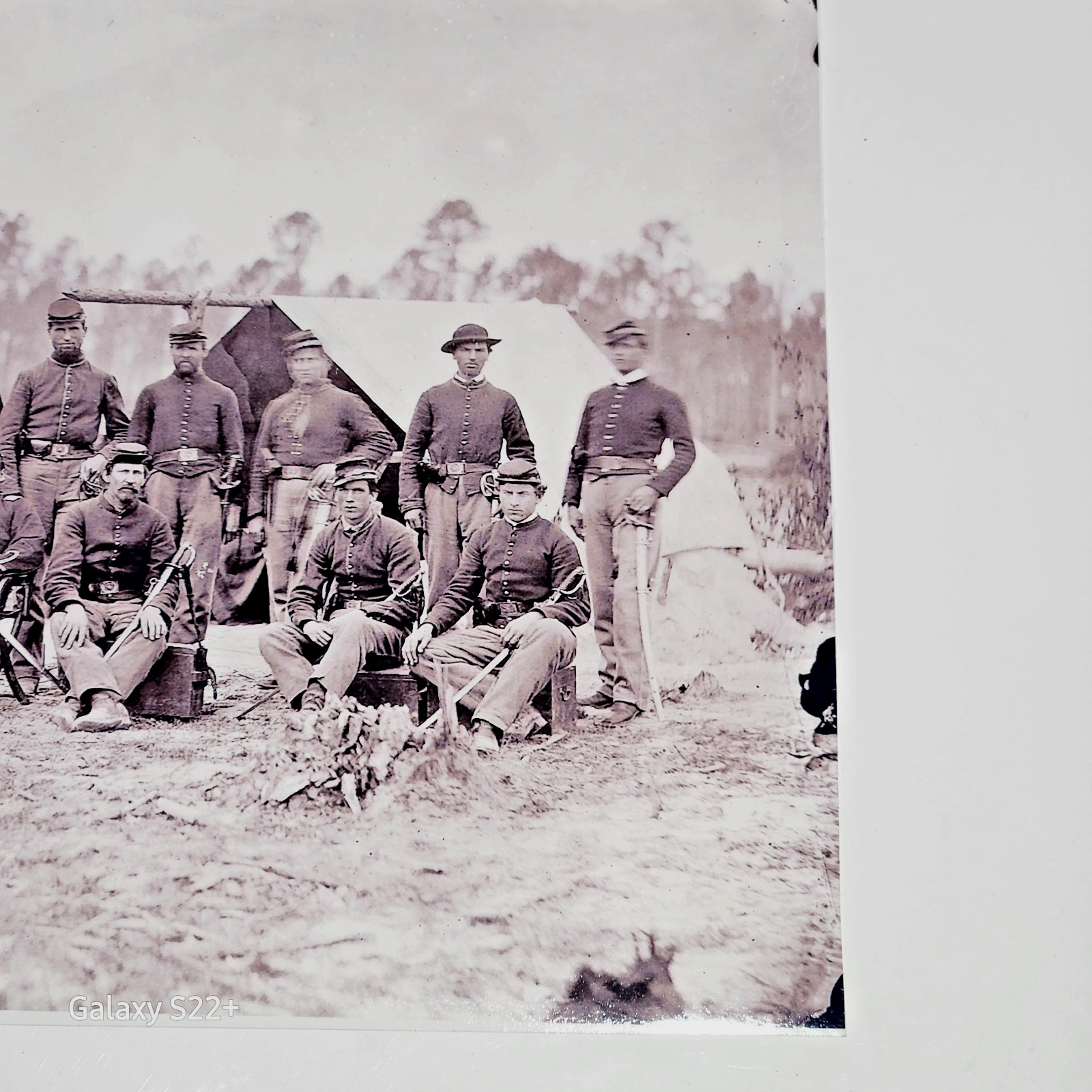 Civil War Union Unidentified Soldiers Photo Reprinted not original 8X10