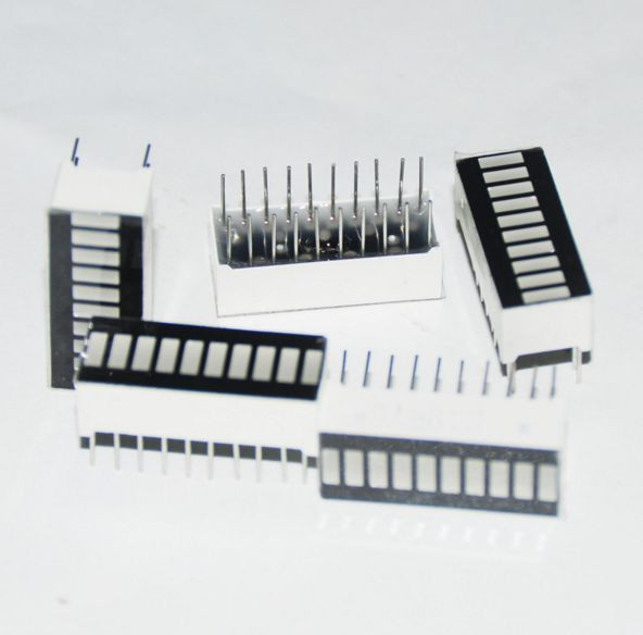10PCS 10 Segment Digital Blue LED Bar Graph Display Ultra Bright