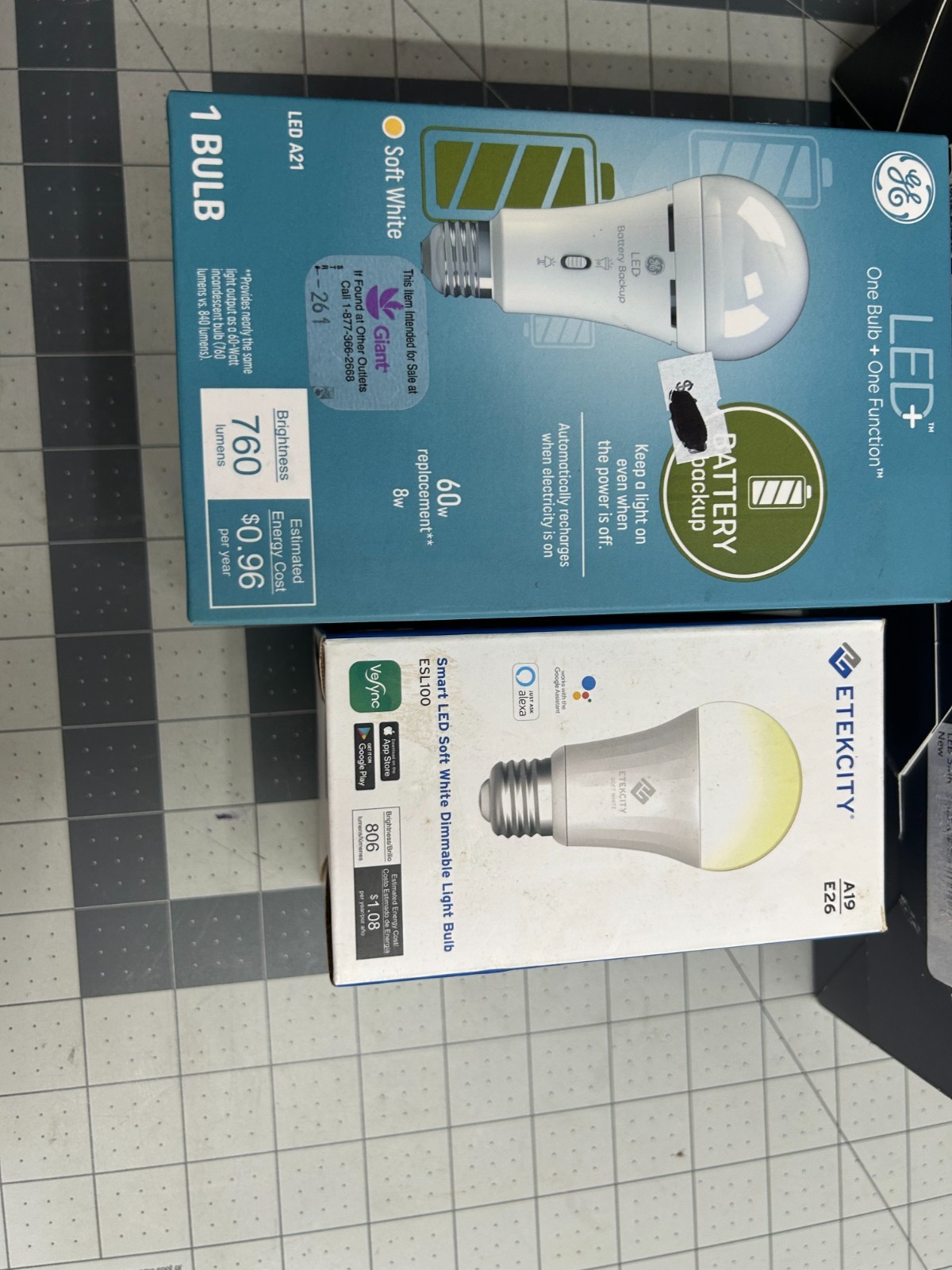 NOS 5-BULB pack lot Cync GE Direct Connect Sleep Soft White Smart LED Light A19