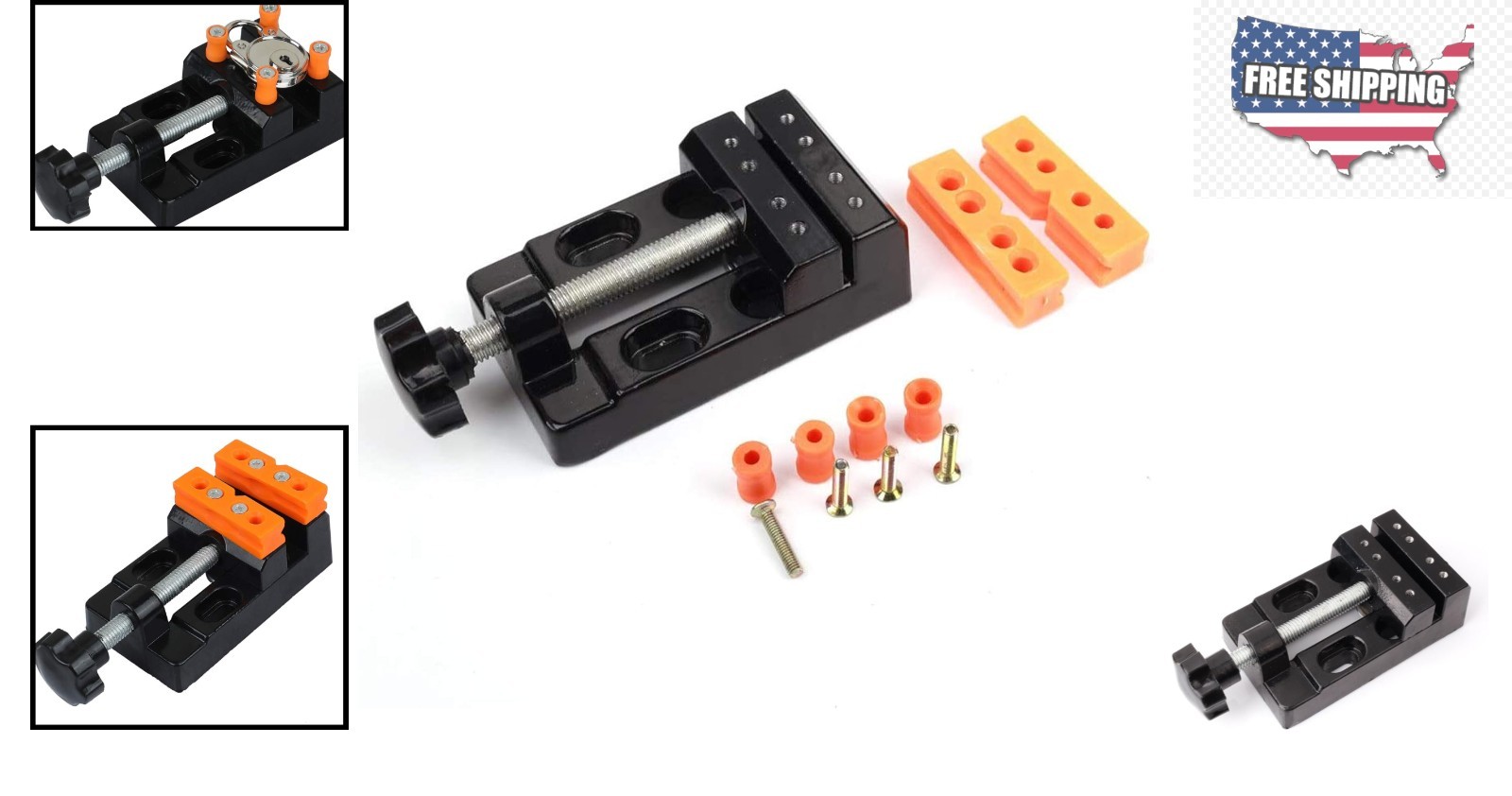 Versatile Table Jaw Clamp - Holds Small Parts for Jewelry & Model Making