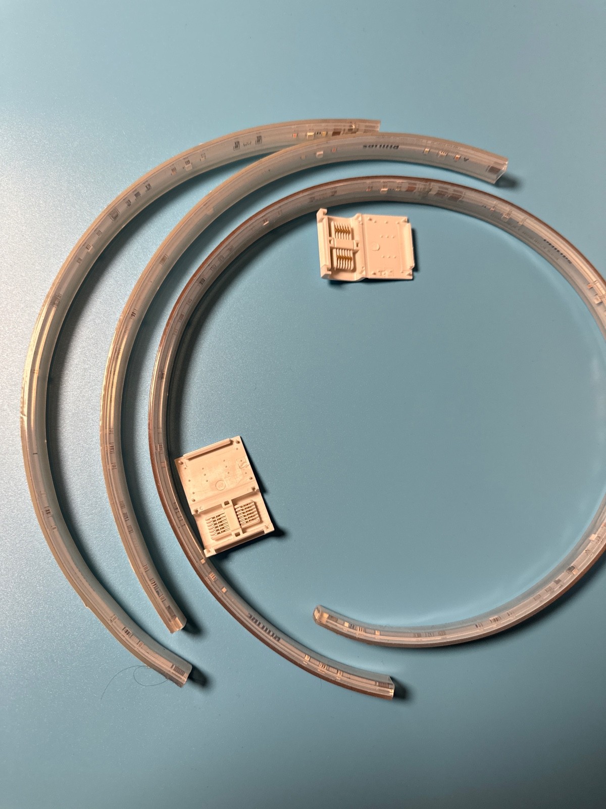 LOT (3) Philips Hue Multicolor LED Light Strip Extension Cut Pieces