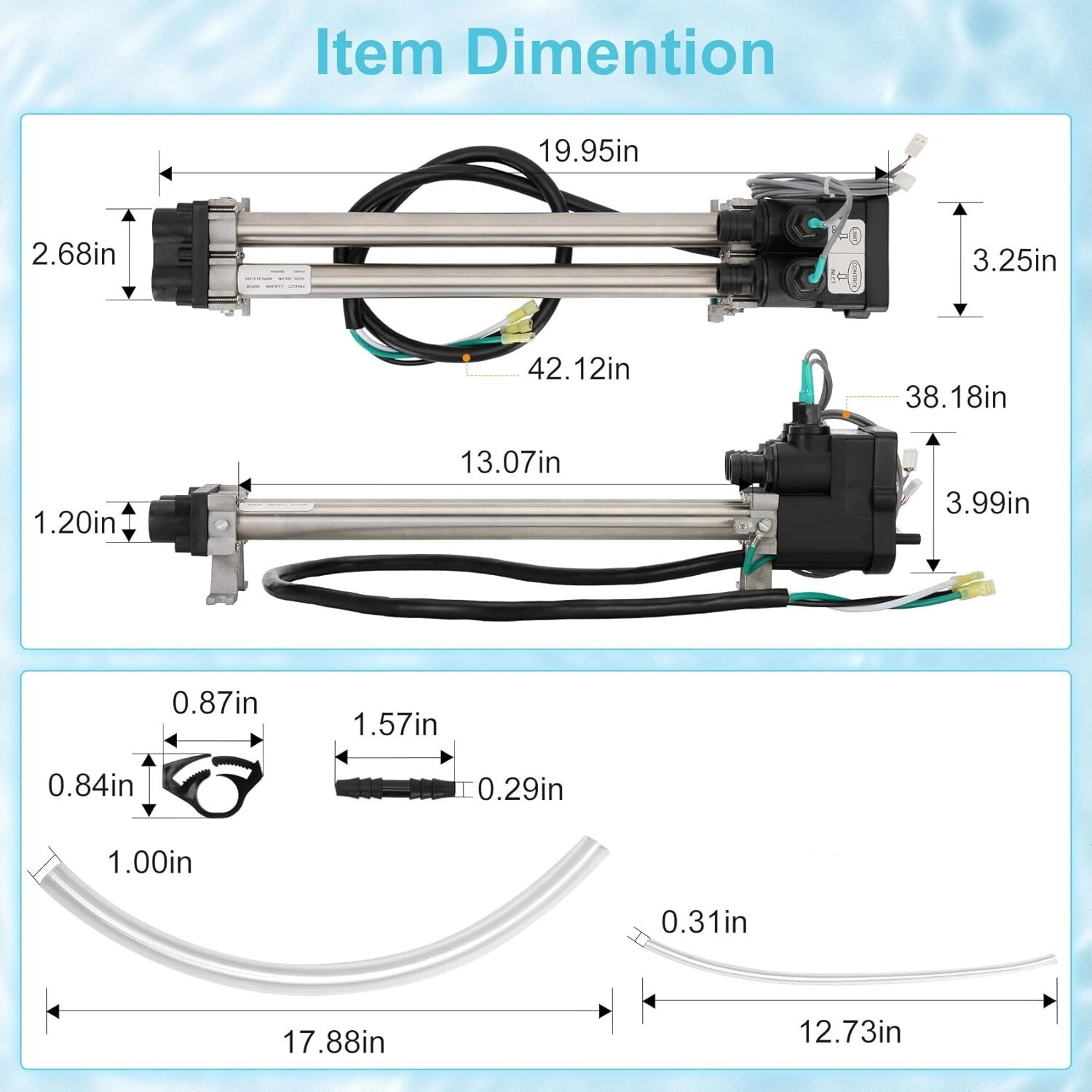 No-Fault Spa Heater Fit For Hot Spring/Watkins/Caldera/Tiger River 6kW-4kW