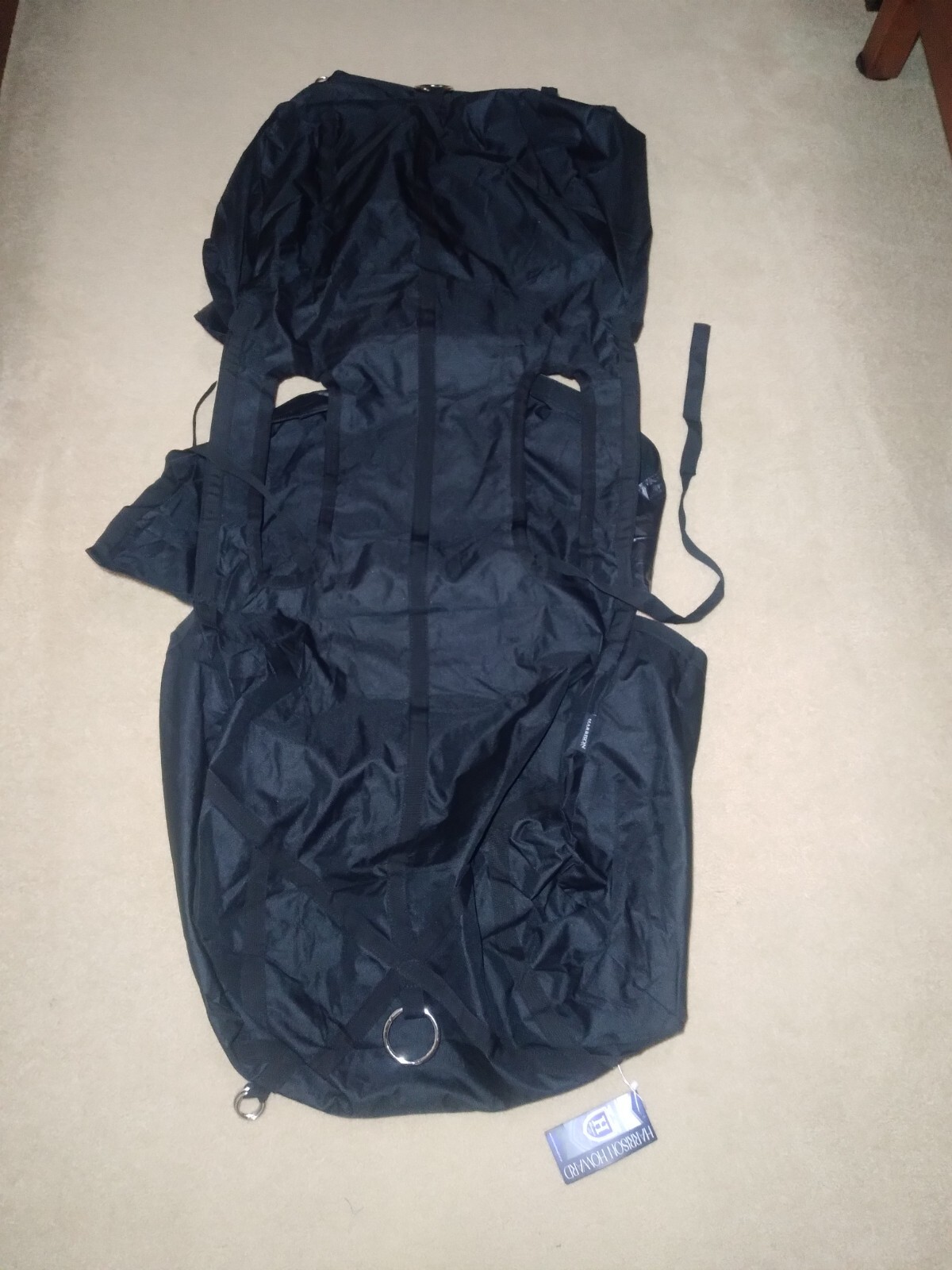 Harrison Howard Equestrian Horse Side Saddle Bags Black - Brand New