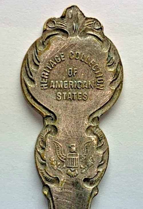 American Collectors Guild North Carolina Silverplate Spoon Vintage Souvenir