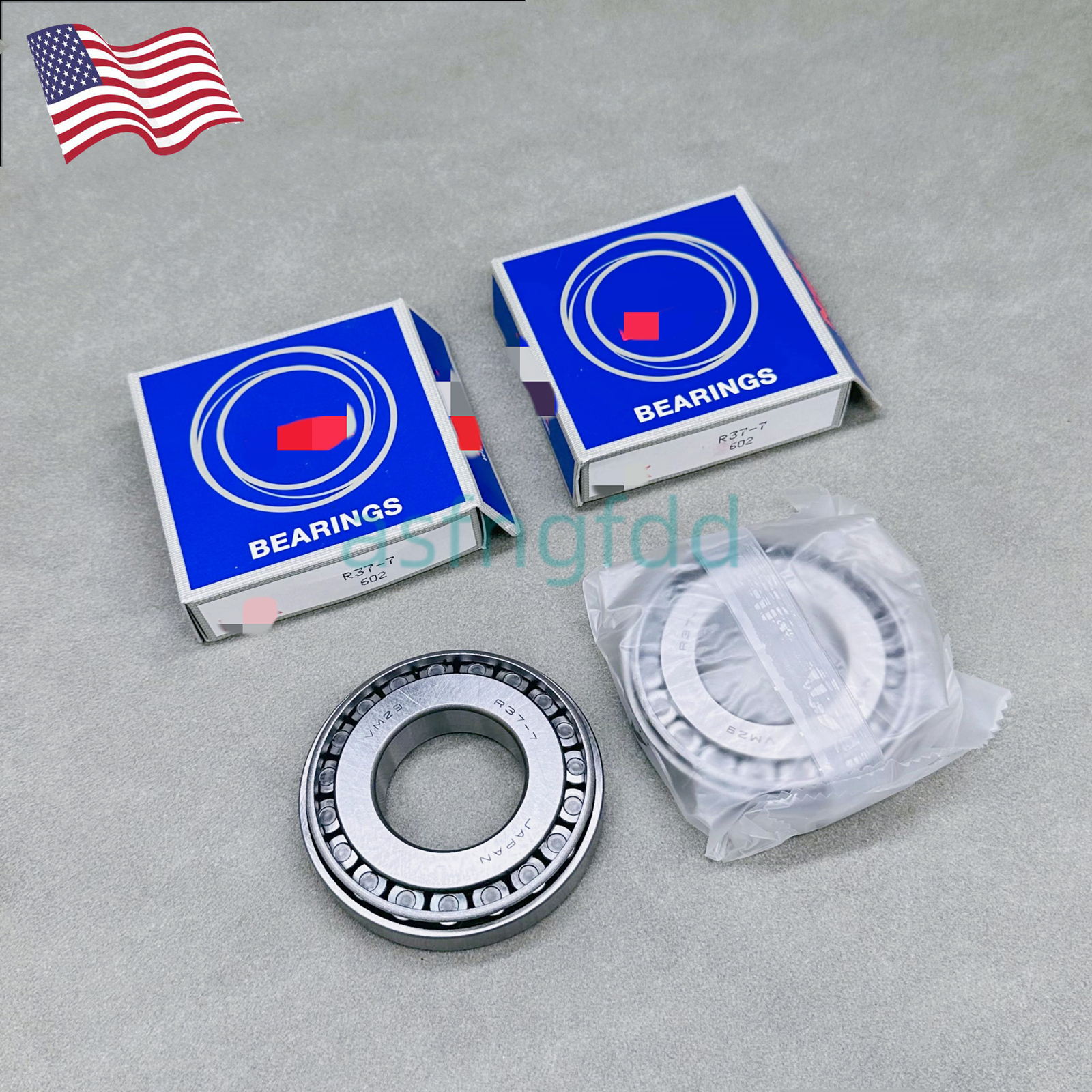 OEM 2PCS New Tapered Roller Bearings 37mm x77mm x 12/17mm Fit For NSK R37-7 US