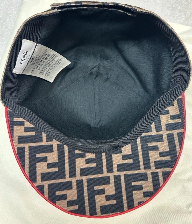 FENDI FF Monogram Canvas Baseball Hat FXQ498