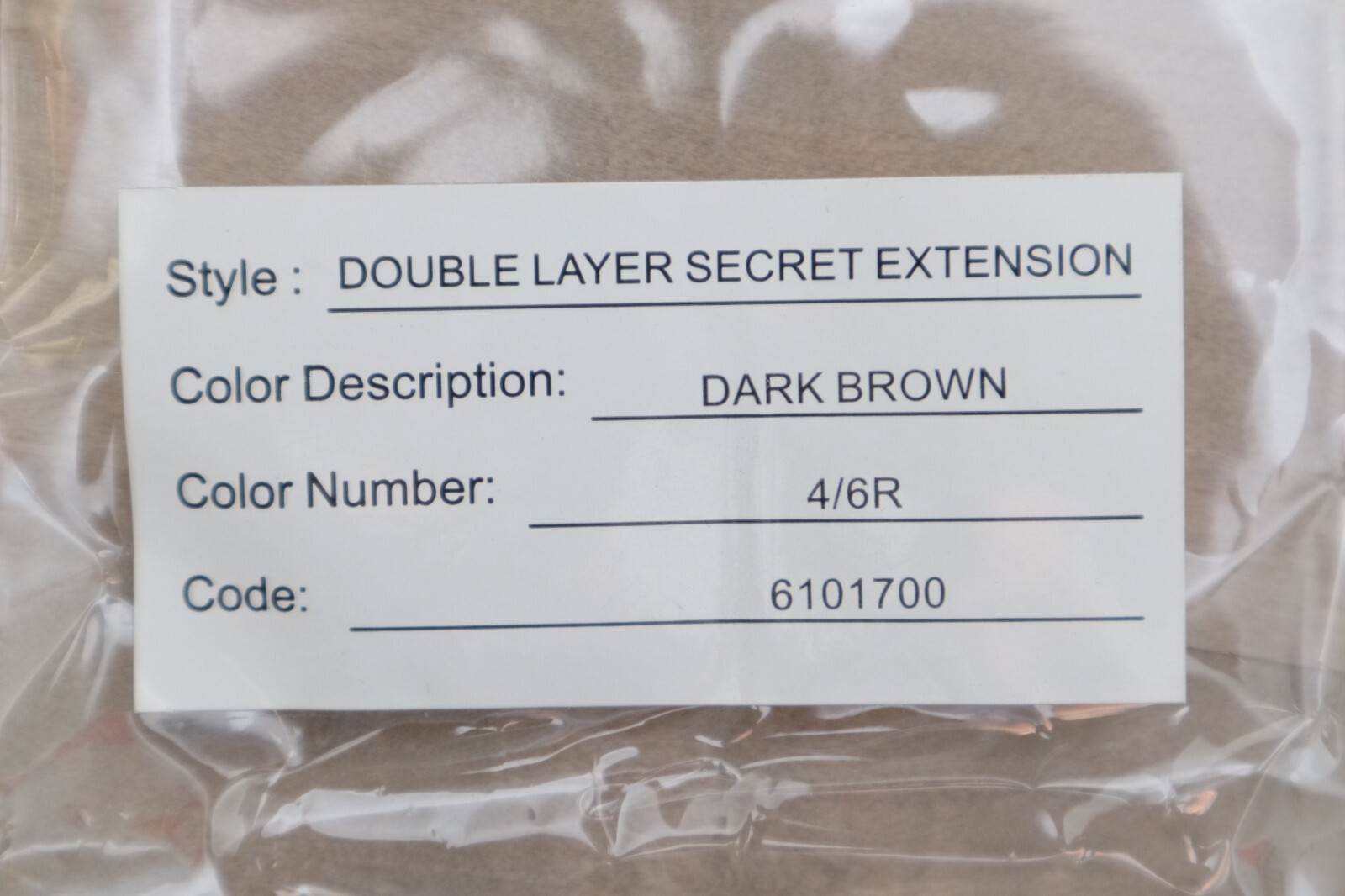 Dark Brown 4/6R 6101700 Daisy Fuentes Double Layer Secret Extension Headband