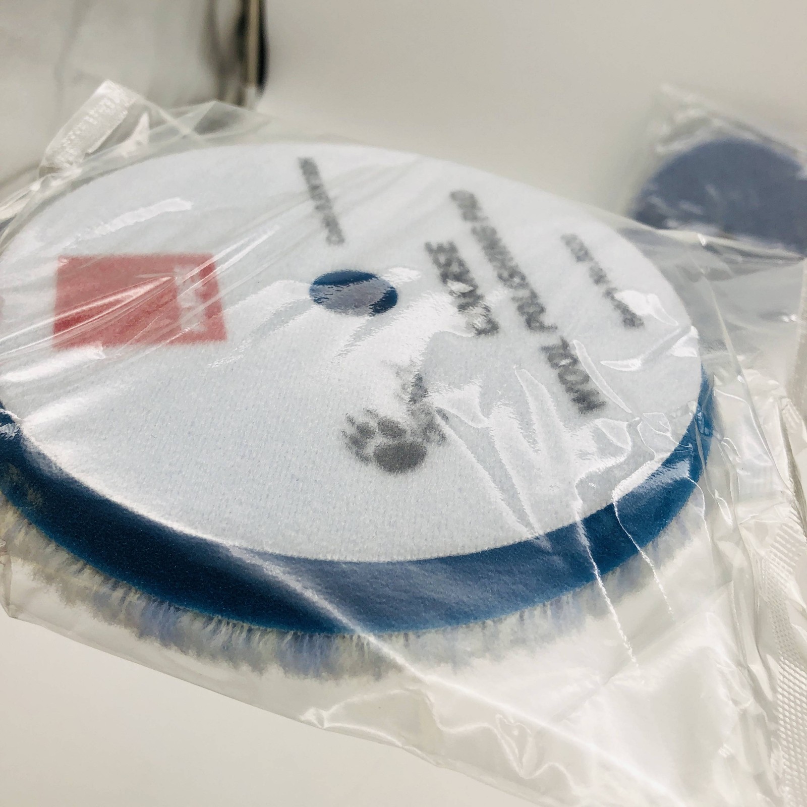 2pk Rupes 9.BW180H Coarse Blue Wool Pad 170mm - 6.75in Big Foot Polishing