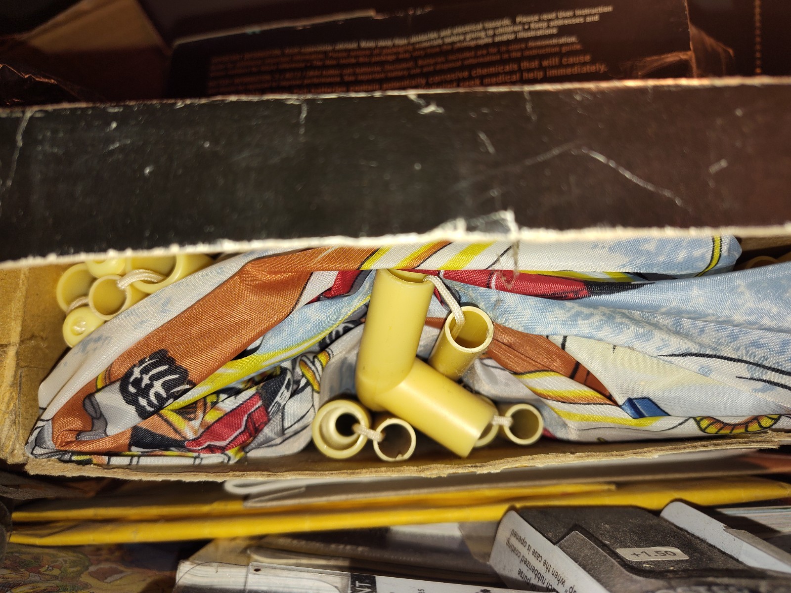 Transformers Hasbro Hide N Sleep Twin Bed Tent Cover In Box Vintage 1985 AS-IS